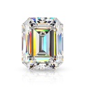 Loose Moissanite White Clean Emerald Cut 8.00 x 4.00 MM