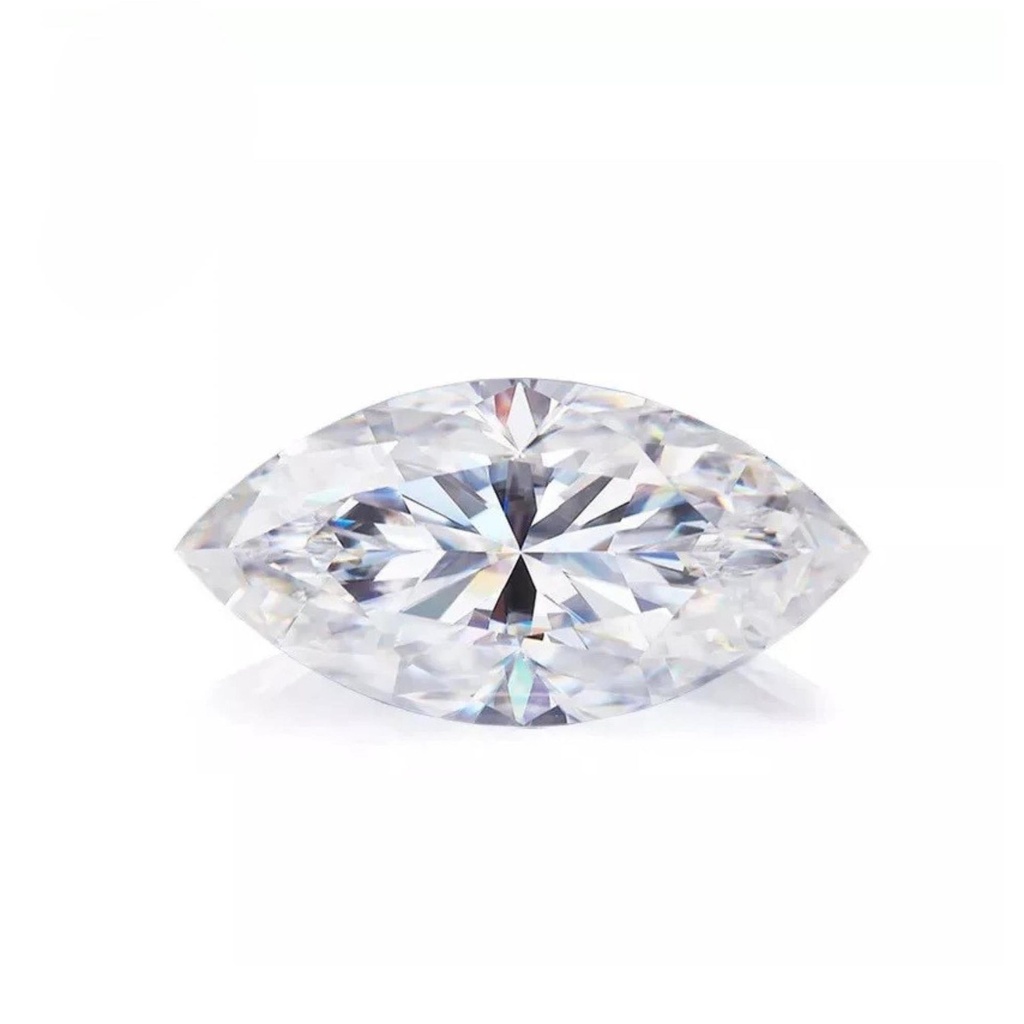 Loose Moissanite White Clean Marquise Cut 9.00 x 4.50 MM