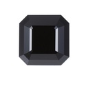 Loose Moissanite Black Clean Asscher Cut 6.00 MM