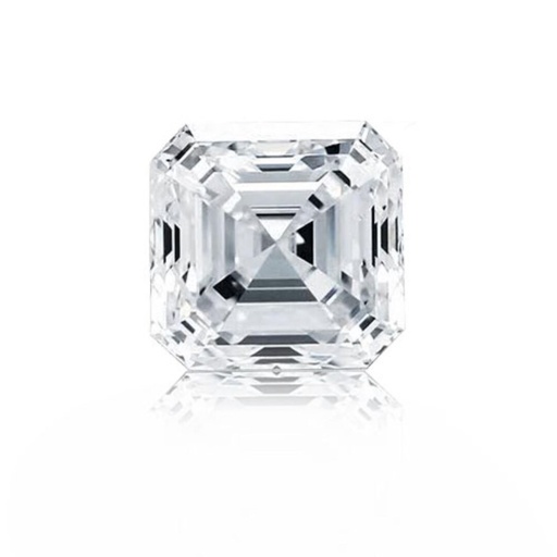 [MOASWH1_8] Loose Moissanite White Clean Asscher Cut 8.00 MM